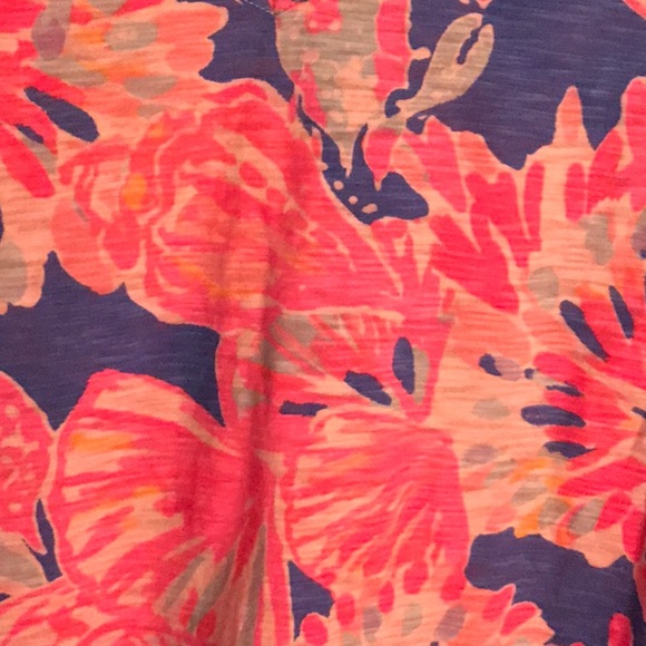 Top Tunica Lilly Pulitzer Kaia Bennet Blu Bay Dreamin – Cotone 100% Taglia M - Foto 4